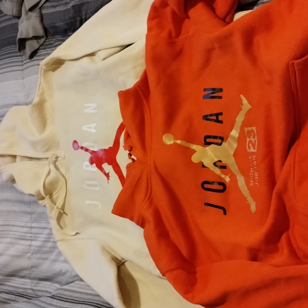 Jordan print hoodie two for one